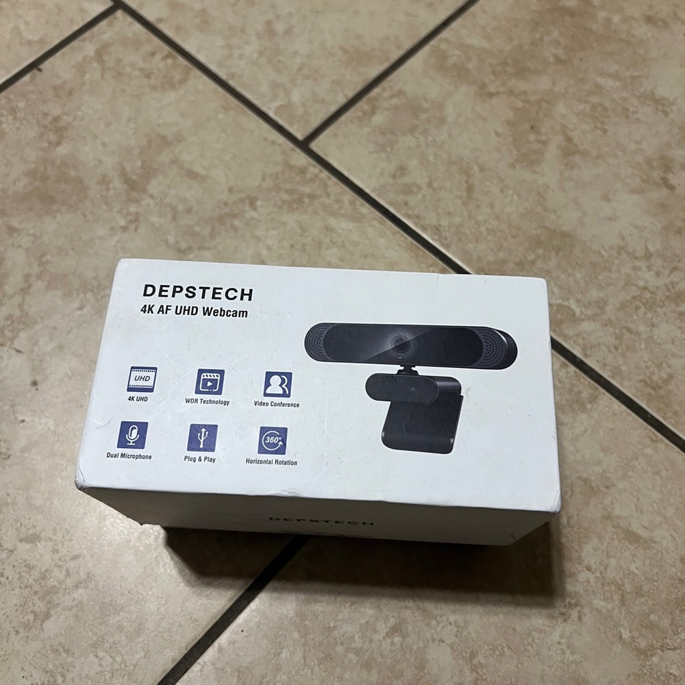 4K AF UHD Webcam - Black